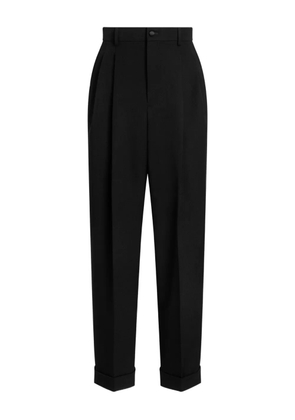 Dolce & Gabbana pleated cuffed trousers - Black