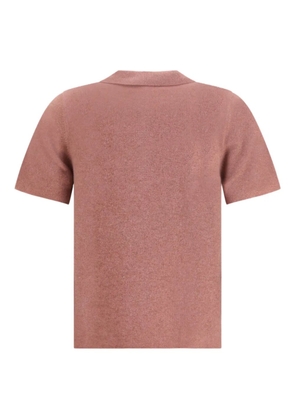 extreme cashmere N°198 Salamander button polo shirt - Pink