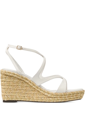 Jimmy Choo 85mm Ayla espadrilles - White