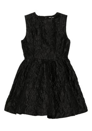 Sister Jane Lucia jacquard open back mini dress - Black