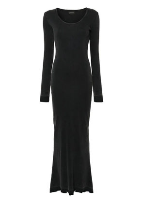 Balenciaga distressed maxi dress - Black