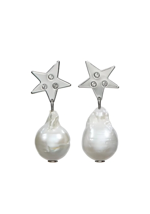 Tory Burch star-pearl earrings - 056