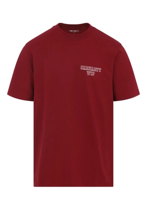 Carhartt WIP S/S Alumni logo-embroidered cotton T-shirt