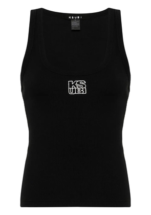 Ksubi Stacked Origin ribbed tank top - Black