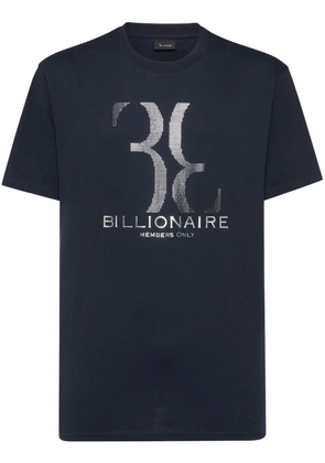 Billionaire logo-print T-shirt - Blue
