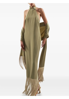 Taller Marmo Zizi Stole tassel scarves - Green