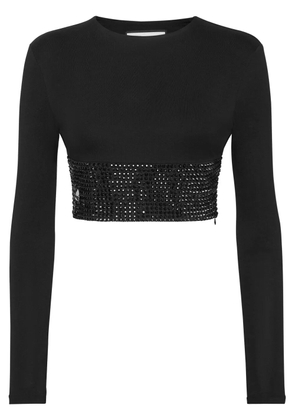 Philipp Plein cropped t-shirt - Black