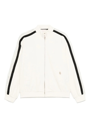 LIU JO lace-insert track top - Neutrals