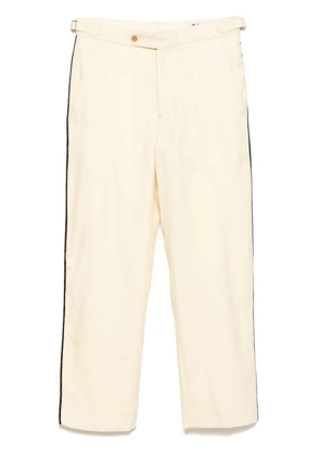 BODE beaded player trousers - Neutrals