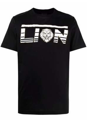 Billionaire lion-print T-shirt - Black