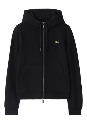 Burberry Knight-stamp cotton hoodie - Black