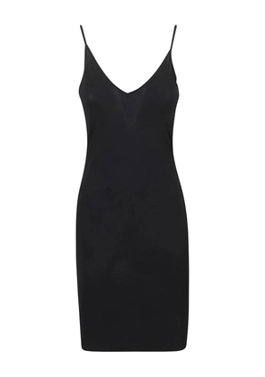 Jil Sander straight-hem sleeveless mini dress - Black