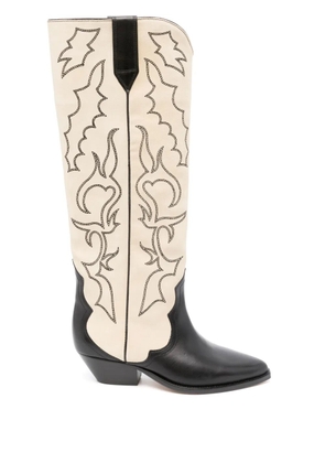 ISABEL MARANT Denvee 40mm boots - Neutrals