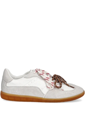 Nokwol August two-tone lace-up sneakers - White