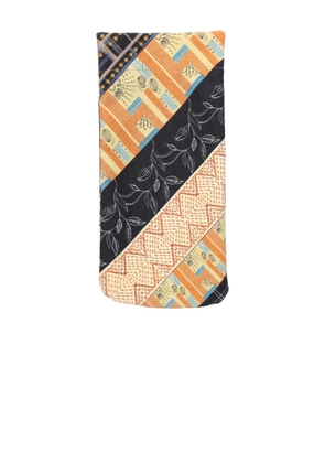Lygia & Nanny patterned eyeglass case - Orange