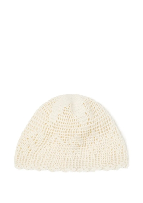 Alanui Island’s Diary crochet beanie hat - White