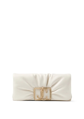 Jimmy Choo Edie clutch bag - White