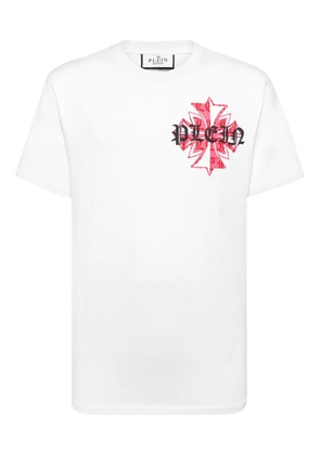 Philipp Plein graphic logo-print T-shirt - White