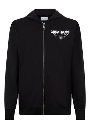 Philipp Plein zip hoodie - Black