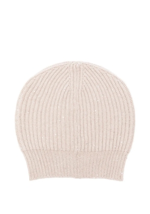 Antonelli sequin-embellished beanie - Neutrals
