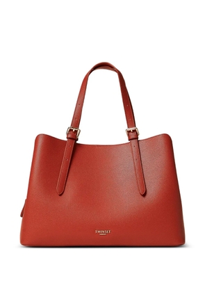 TWINSET buckle strap tote bag - Red