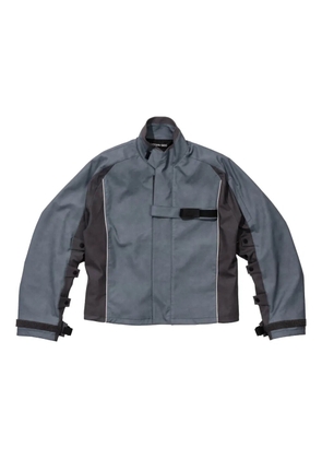 Hyein Seo panelled buckle-fastening jacket - Grey