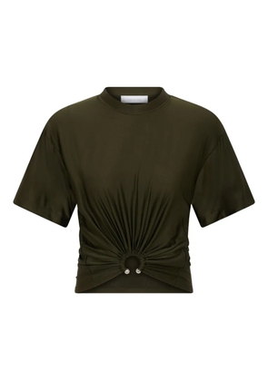 Rabanne cropped t-shirt - Green