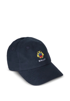 Bally logo-embroidered baseball cap - Blue