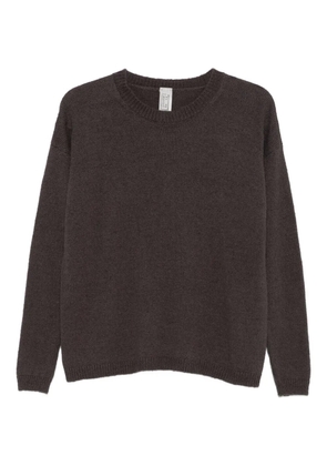 Private 0204 round-neck sweater - Brown