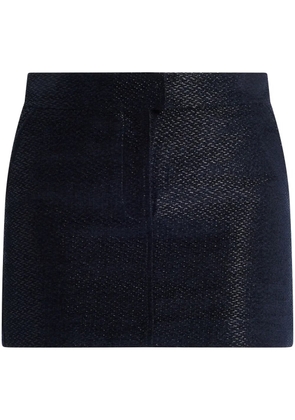 TOM FORD woven-design mini skirt - Black
