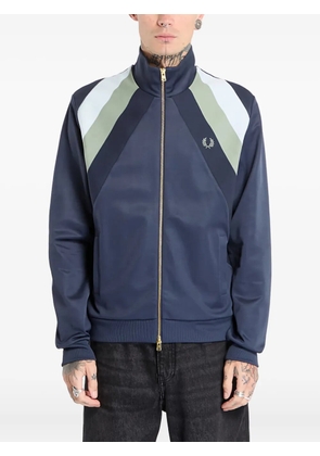 Fred Perry striped zipped sweatshirt - Blue
