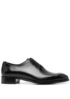TOM FORD leather Oxford shoes - Black