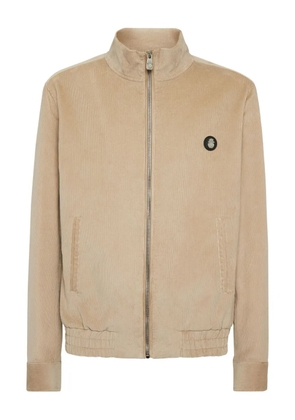 Billionaire corduroy zip-up bomber jacket - Neutrals