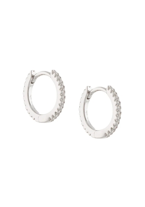 APM Monaco Croisette hoop earrings - Silver