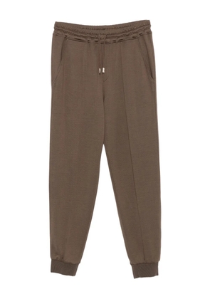 Eleventy cotton blend track pants - Brown