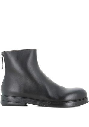 Marsèll 30mm Zucca Zeppa leather ankle boots - Black