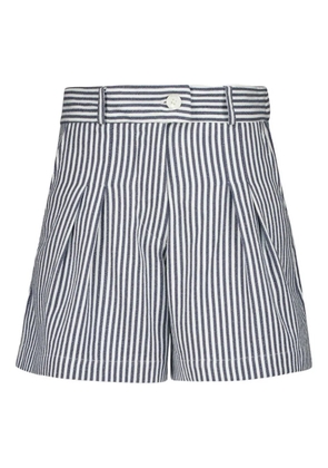 PAULA striped shorts - Blue