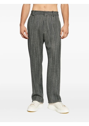DSQUARED2 herringbone wool trousers - Grey