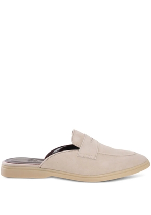 Bougeotte suede mules - Neutrals