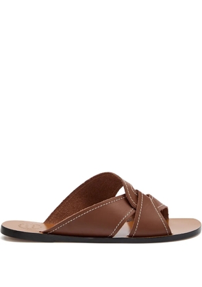 ATP Atelier Allai leather sandals - Brown