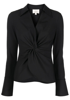Cinq A Sept Mckenna knot-detail shirt - Black