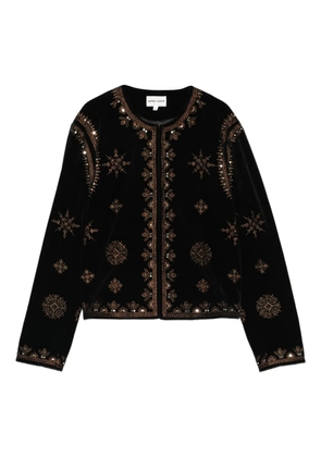 Antik Batik Illuminato embroidered jacket - Black