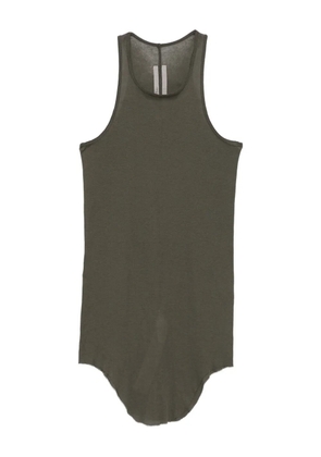 Rick Owens raw-edge tank top - Grey