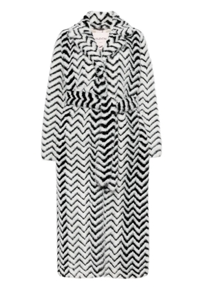 VALENTINI 1972 faux-fur coat - White