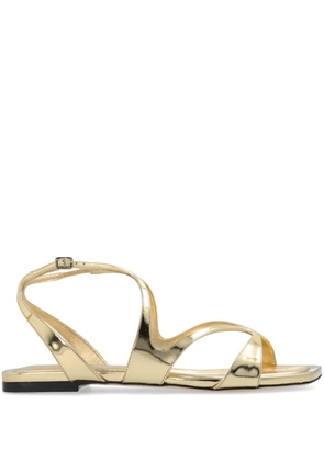 Jimmy Choo Ayla metallic sandals - Gold