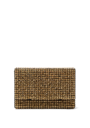 TWENTY FOURHAITCH stud-embellished box clutch bag - Gold