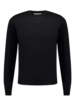 Piacenza Cashmere crew-neck wool sweater - Black