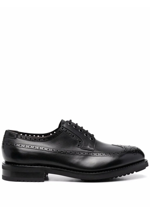 Ferragamo Marcus perforated brogues - Black