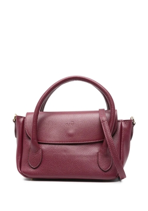 Niu Jeanne top-handle leather tote bag - Purple