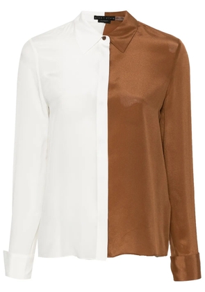 alice + olivia colour-block shirt - White